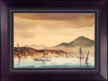 Robert Landry, Geese at Rivers End, Verso