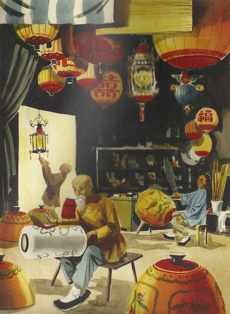 Jake Lee Lantern Making in San Francisco