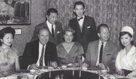 Jake Lee in Photo with Herb Caen
