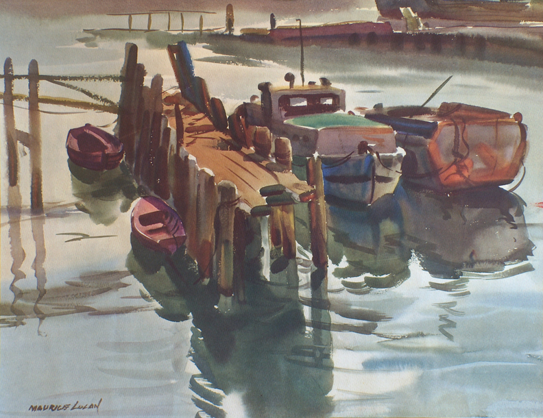 Charles Graham Print Dockside Calm