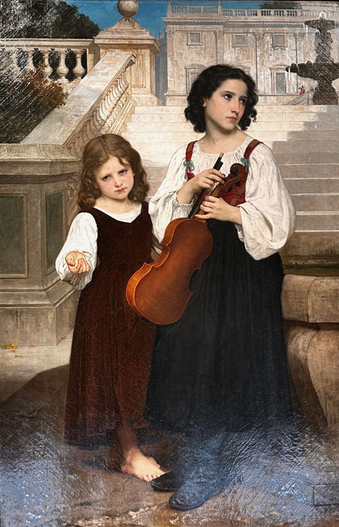 William-Adolphe Bouguereau 1825-1905, French Far From Home 1868 Museo de Arte de Ponce, Puerto Rico