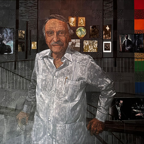 Carlos Irizarry 1938-2017, Puerto Rican Portrait of Don Luis A Ferrè 1991 Museo de Arte de Ponce, Puerto Rico