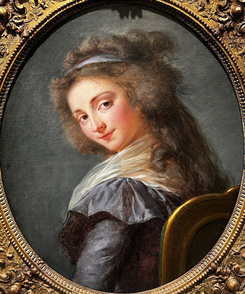 Elisabeth-Louise Vigée le Brun 1755-1842, French Portrait of the Countess of Cchatenois 1785 Museo de Arte de Ponce, Puerto Rico
