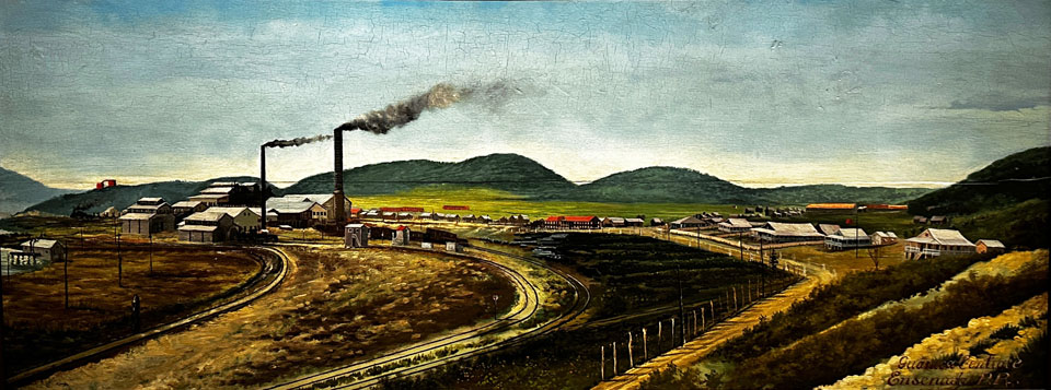 Juan Narciso Ríos 1850-1919, Puerto Rican, Guánica Sugar Mill c1900-1919, Museo de Arte de Ponce, Puerto Rico
