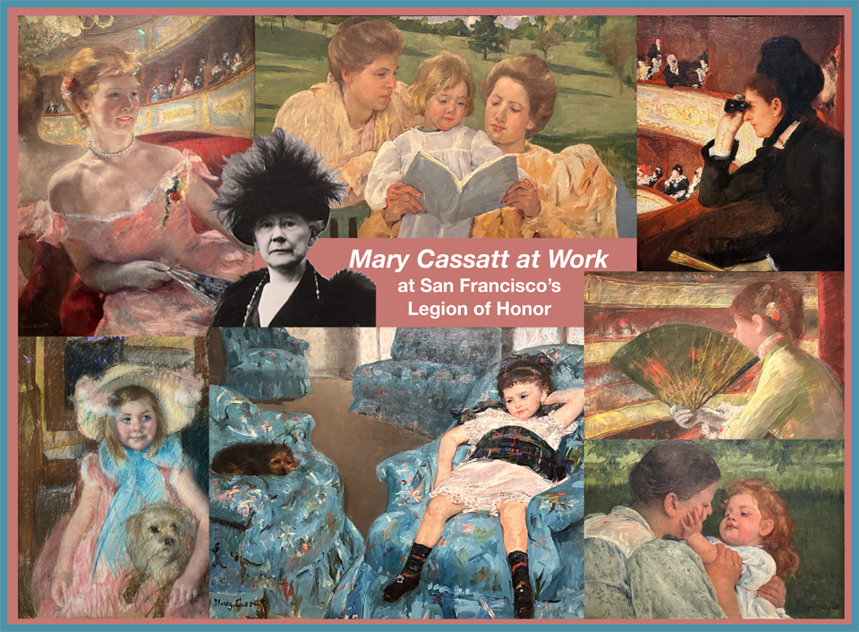 Mary Cassatt at Work at SF's Legion of Honor, Postcaerd
