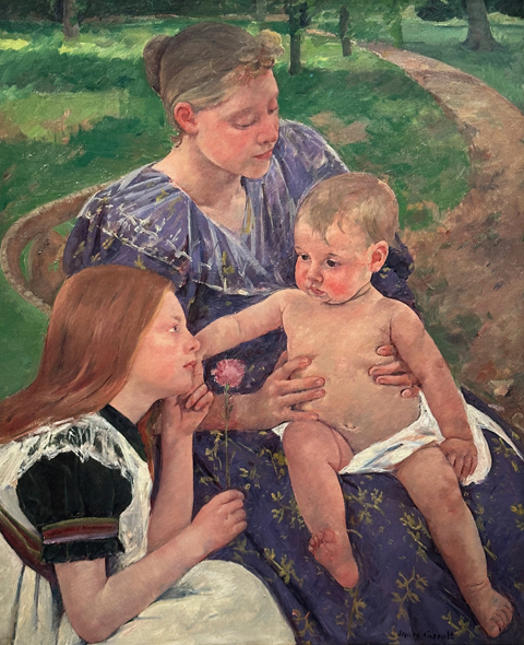 Mary Cassatt, The Family 1893 oil on canvas, Chrysler Museums of Art, Norfolk, Virginia 