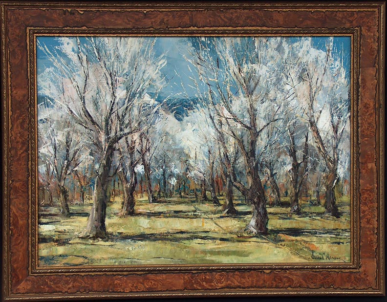 Joshua Meador Almond Alley with frame
