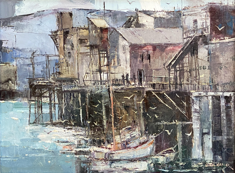 Joshua Meador 1911-1965, Bay Frontage # 1340 Oil on Linen, 18 x 24  $6,000