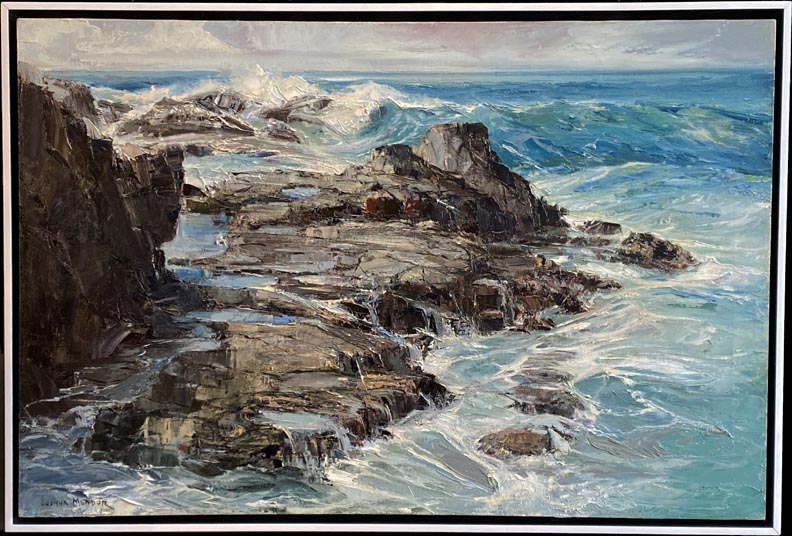 Joshua Meador, Caspar Point II, near the artist's home in Caspar, California