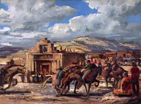 Joshua Meador Chicken Race Santo Domingo Pueblo