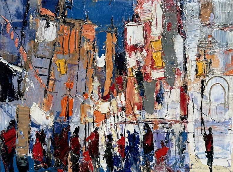 Joshua Meador, City Dwellers 6 x 8