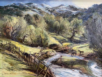 "Fresh Water" #830 Oil on Linen, 18 x 24 $6,000