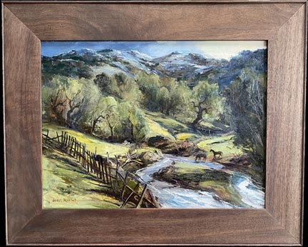 Joshua Meador 1911-1965, "Fresh Water" #830 Oil on Linen, 18 x 24 $6,000 