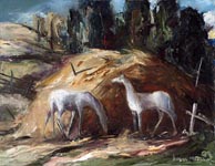 Joshua Meador Jack's Horses 14 x 18 Meador Family Collection