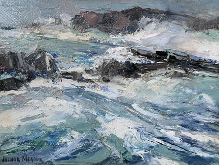 Joshua Meador, Milling Tide 6 x 8