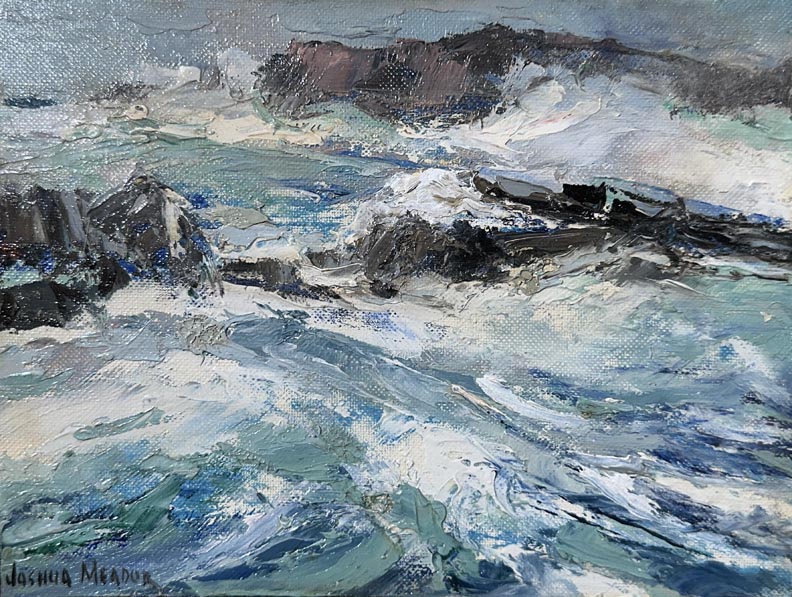 Joshua Meador, Milling Tide 6 x 8