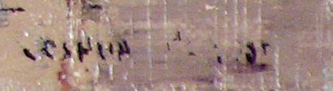 Joshua Meador Figures on a Beach Signature