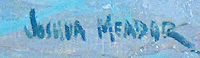 Joshua Meador, Pacific Cove, Garrapata State Beach, Monterey County, California / signature