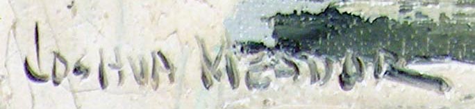Joshua Meador Red Roses Signature