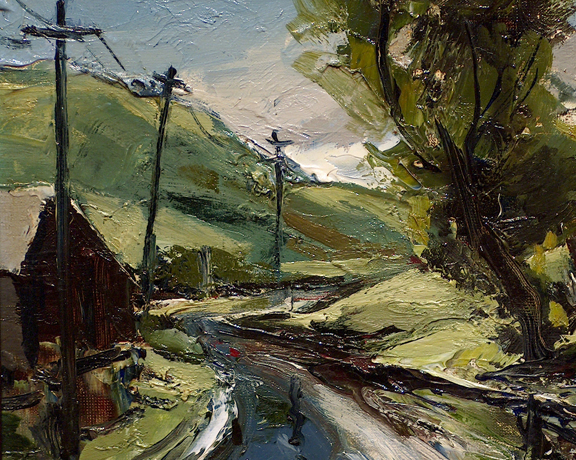 Joshua Meador Reflective Road closeup