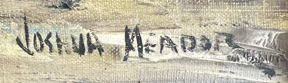 Joshua Meador, Riverside Store, signature