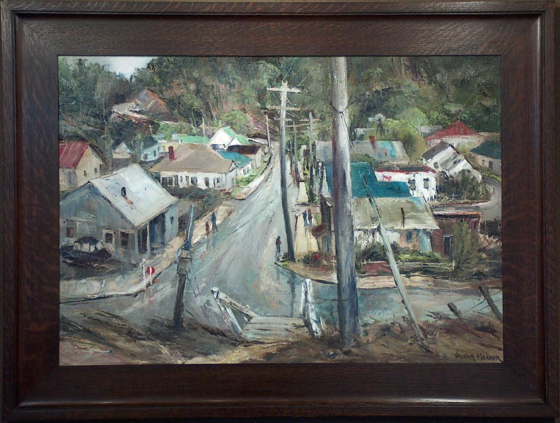 Joshua Meador Road To Town with Frame