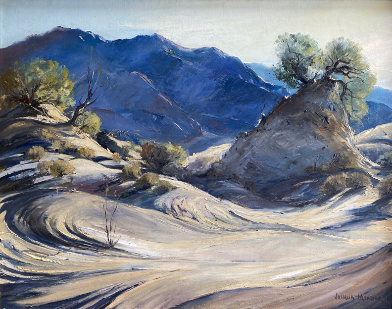 Joshua Meador 1911-1965, "Sea of Sand" #501 the Meador family collection Oil on Linen, 22 x 28  $7,500