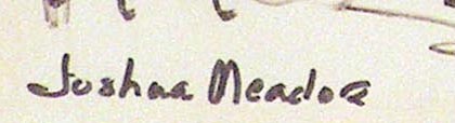 Joshua Meador Sketch Outdoor Market Signature