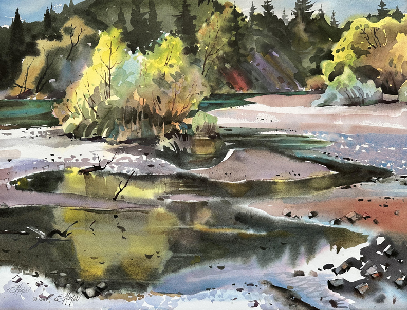 El Meyer, Summer Crossing vintage print 1984