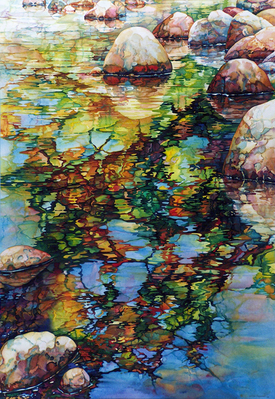 Kirk Pedersen, Cherokee Trail, 1985, watercolor