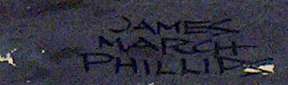 James March Phillips, Cypress and Coast Moneterey signature