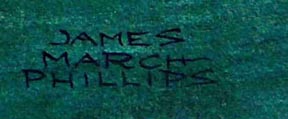 James Marach Phillips, Landing Mallard / signature