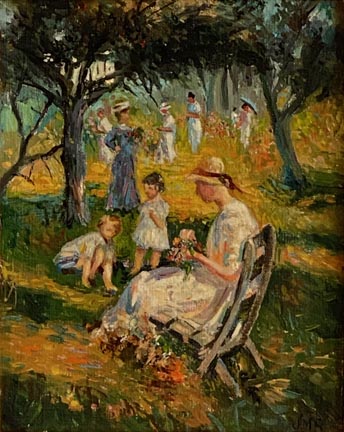 after Joseph Morris Raphael, Garden Party