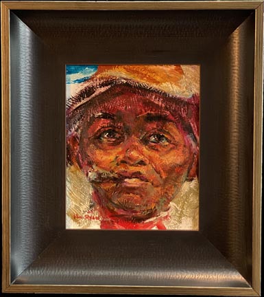 Hal Reed, Portrait with Cigar