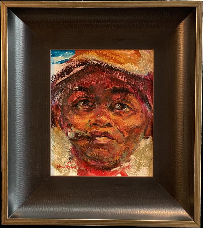 Hal Reed, Portrait with Cigar