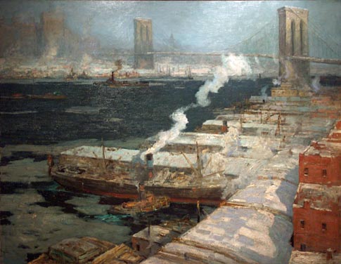William Ritschel Winter Monring East River