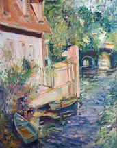 Ropbert DeVee Painting on exhibit at Bodega Bay's Terrapin Creek Cafe