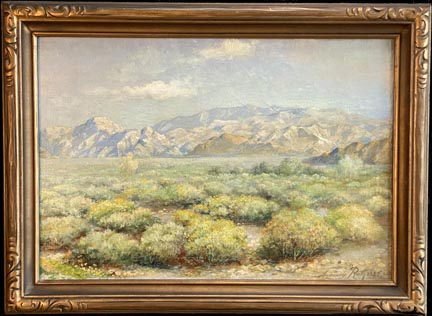 Andreas Roth, Desert landscape, 1933