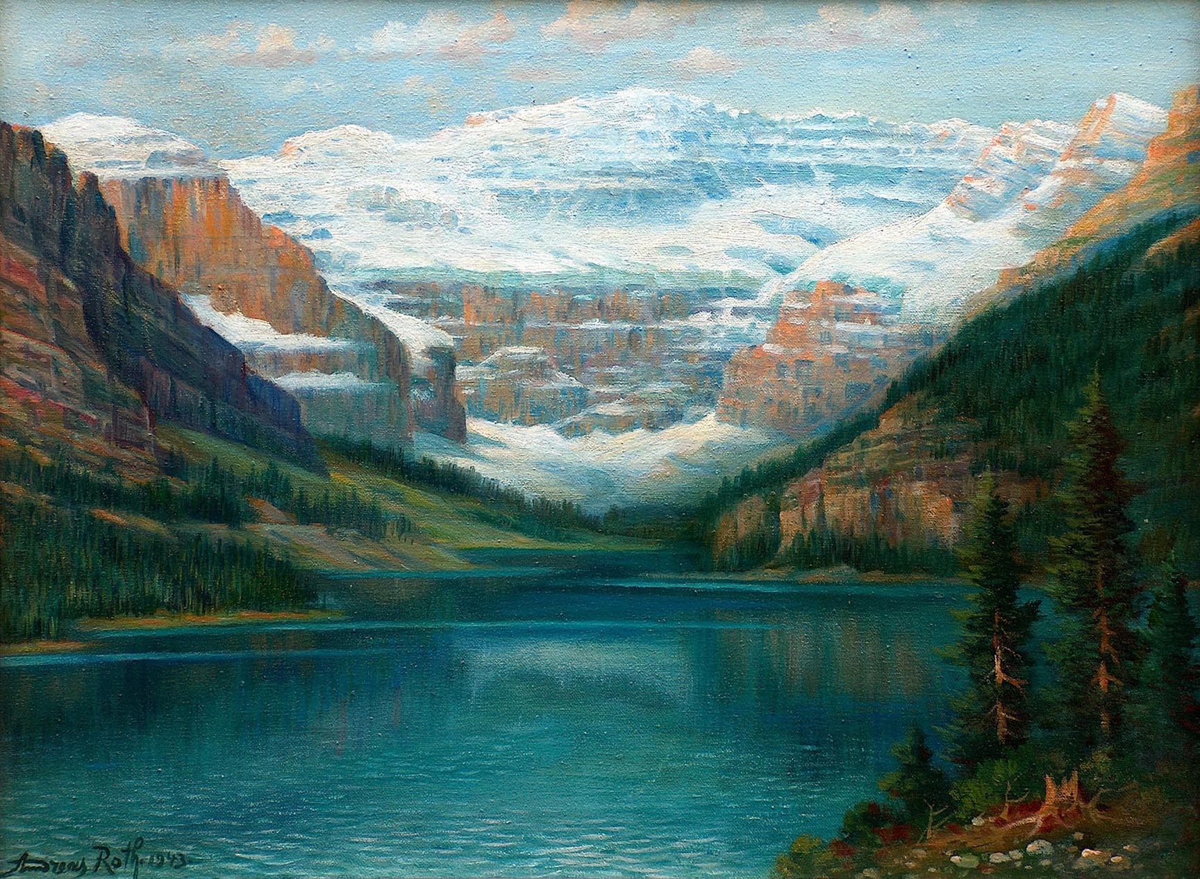 Andreas Roth Lake Louise 1943 FF24