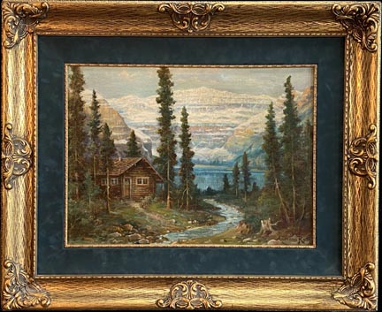 Andreas Roth, Lake Louise Cabin, 1946, Banff National Park, Alberta, Canada