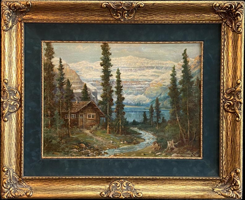 Andreas Roth, Lake Louise Cabin, 1946, Banff National Park, Alberta, Canada