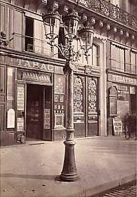Charles Marville Street Lapm 8 Place de l'Opera