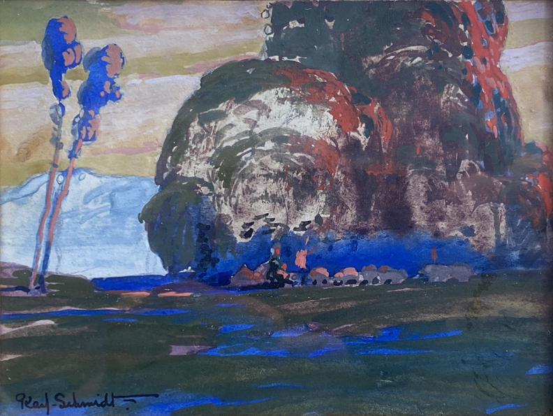Karl Schmidt, Coastal Oaks and Eucalyptus