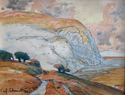 Karl Schmidt, Seaside Cliffs, 1921