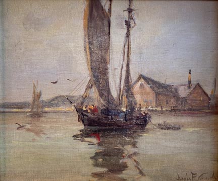 Davis Francis Schwartz, Embarking Schooner