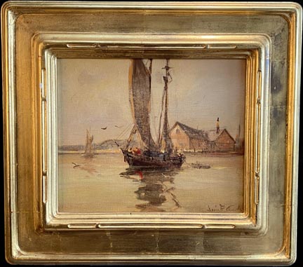 Davis Francis Schwartz, Embarking Schooner