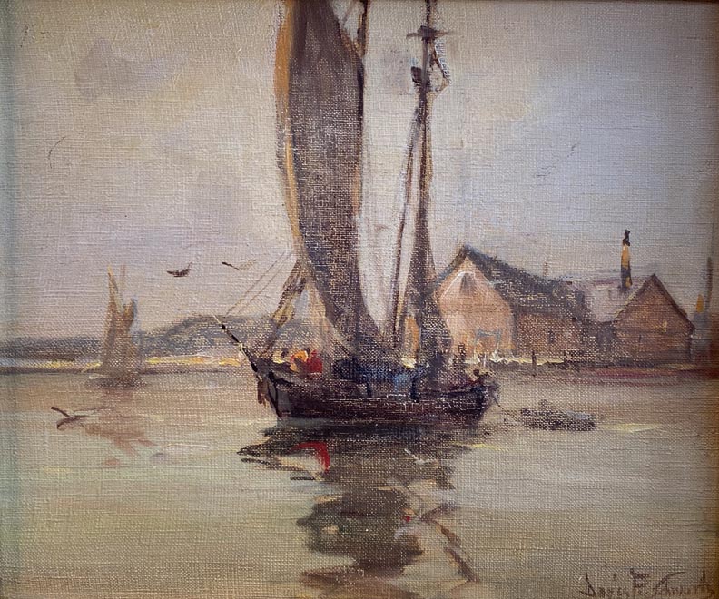 Davis Francis Schwartz, Embarking Schooner