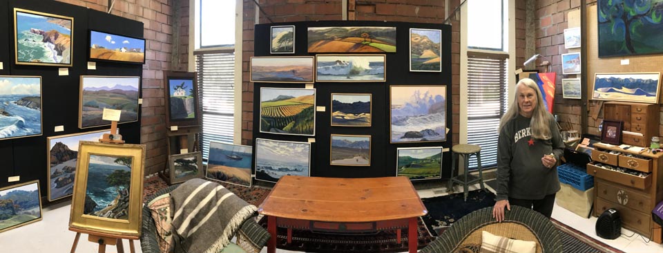 Linda Sorensen in her Studio, Sept '19