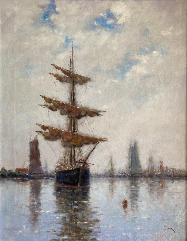 Dedrick Brandes Stuber The Charm of Old Ships Signature