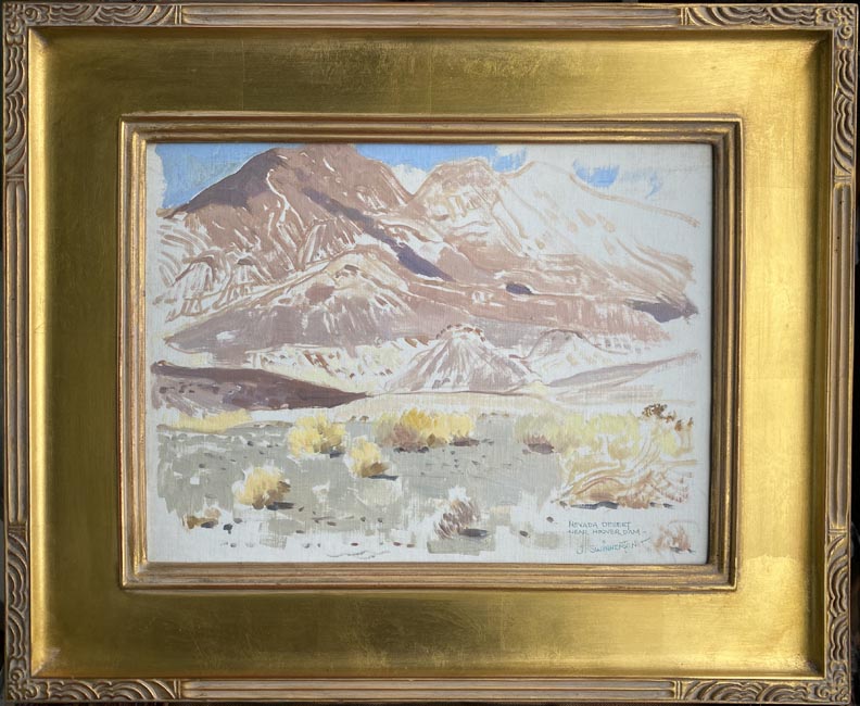 Jimmy Swinnerton Nevada Desert Near Hoover Dam